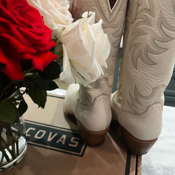 Tecovas The Annie Bone Calfskin Boot - Picture 4 of 6